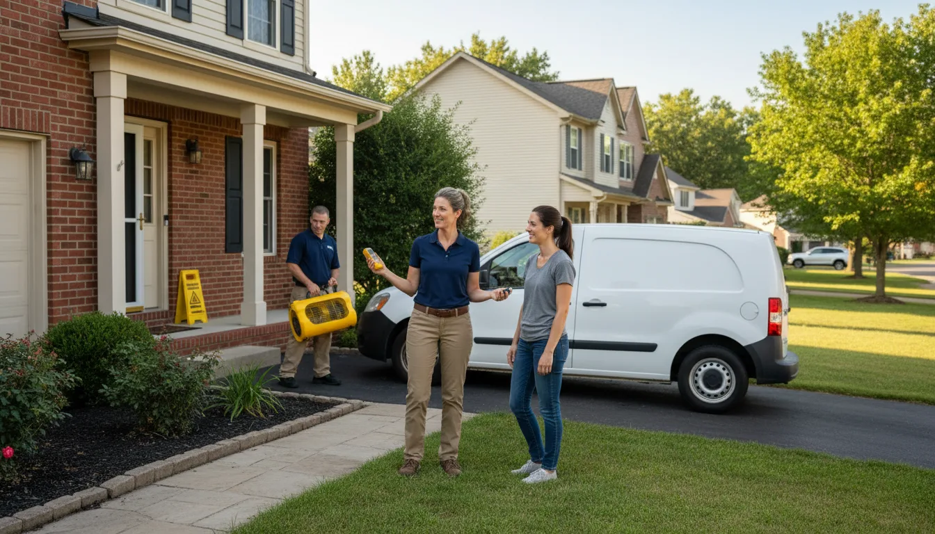Water restoration image for Water Damage & Restoration Services in Brilliant, AL